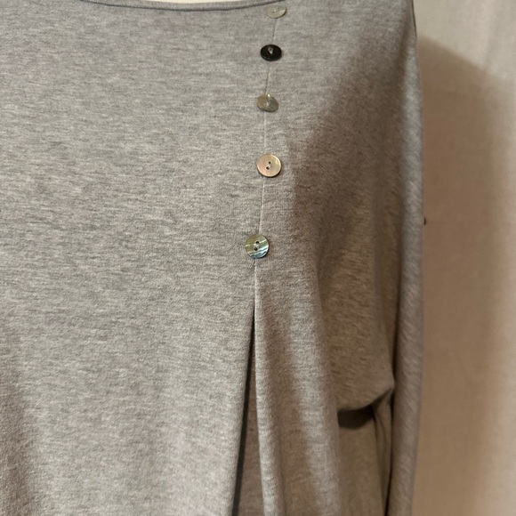 Gray and Black Button-Up Cardigans - Picture 3 of 12